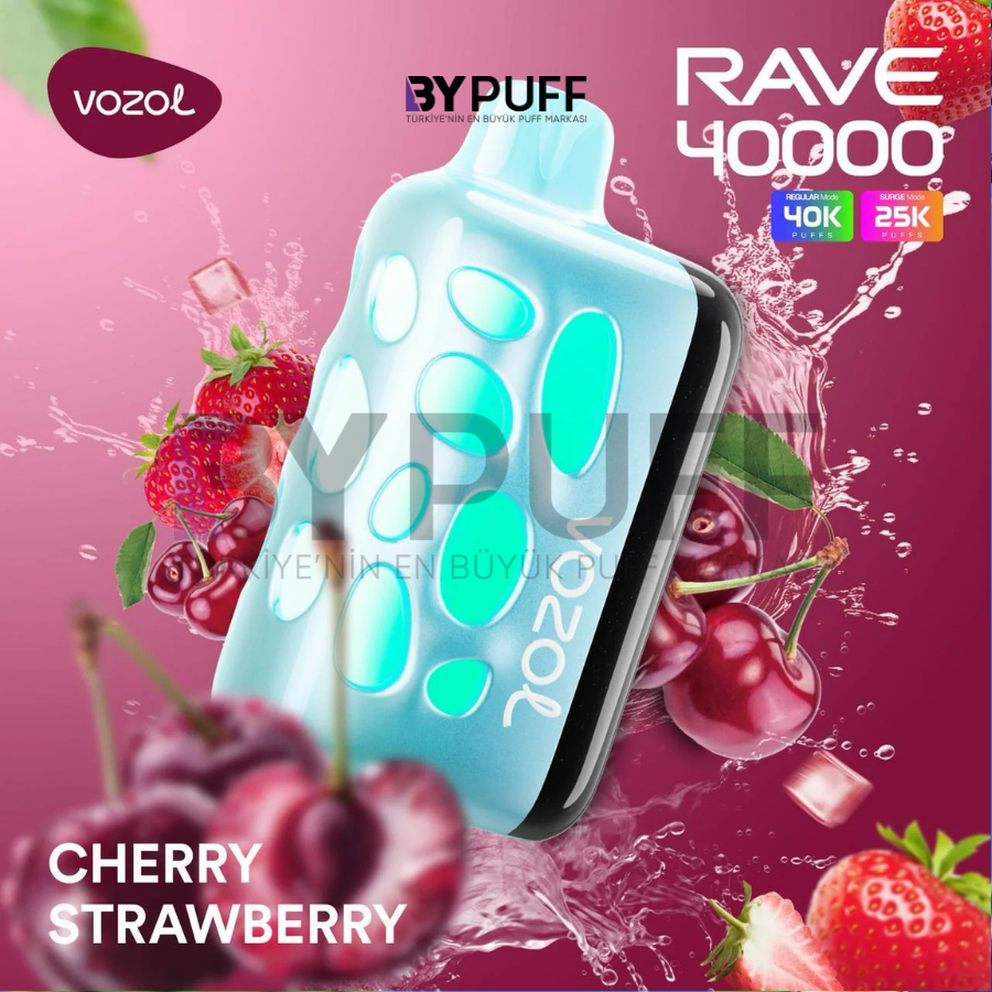 Vozol Rave 40000 Cherry Strawberry